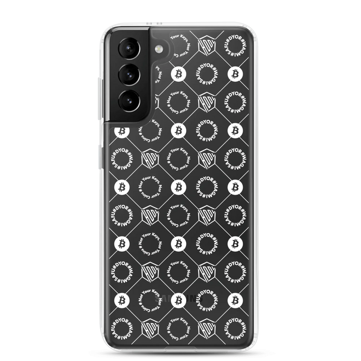 HODL Samsung Silikon Clear Case "First Edition White" - HODL Samsung Silikon Clear Case "First Edition White" - Samsung Galaxy S21 Plus | Exklusive Smartphone Hülle Streetwear von HODL®