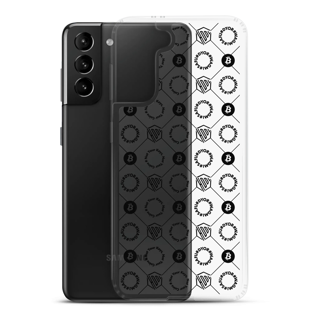 HODL Samsung Silikon Clear Case "First Edition Black" - HODL Samsung Silikon Clear Case "First Edition Black" - Samsung Galaxy S20 | Exklusive Smartphone Hülle Streetwear von HODL®