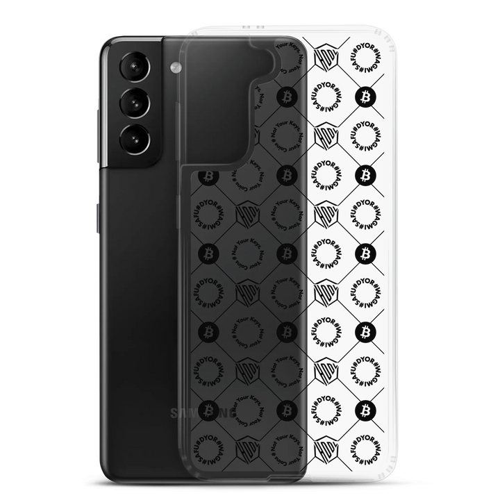 HODL Samsung Silikon Clear Case "First Edition Black" - HODL Samsung Silikon Clear Case "First Edition Black" - Samsung Galaxy S20 | Exklusive Smartphone Hülle Streetwear von HODL®