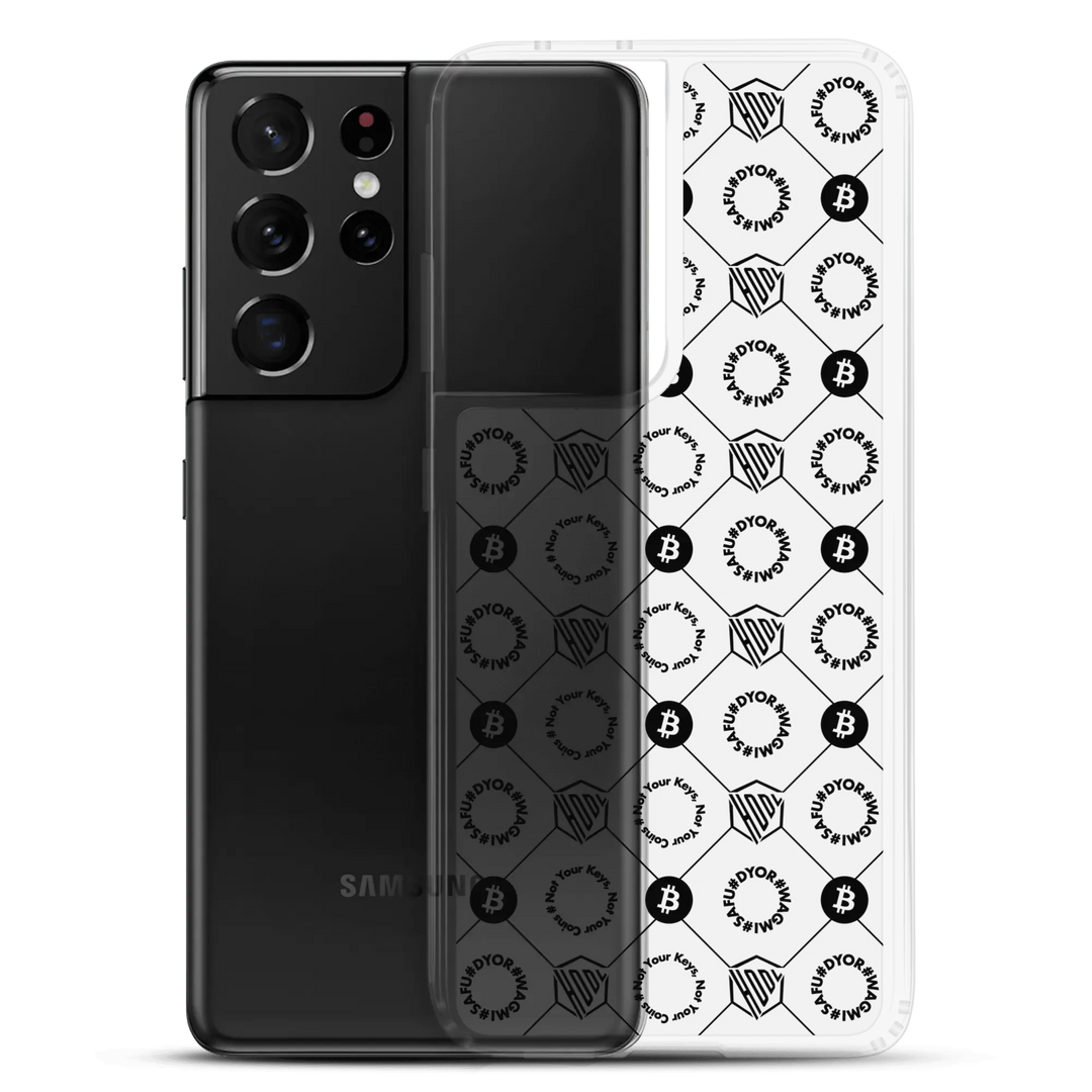 HODL Samsung Silikon Clear Case "First Edition Black" - HODL Samsung Silikon Clear Case "First Edition Black" - Samsung Galaxy S20 | Exklusive Smartphone Hülle Streetwear von HODL®