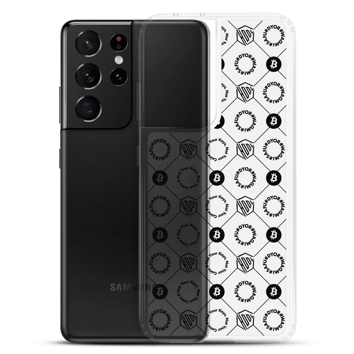 HODL Samsung Silikon Clear Case "First Edition Black" - HODL Samsung Silikon Clear Case "First Edition Black" - Samsung Galaxy S20 | Exklusive Smartphone Hülle Streetwear von HODL®