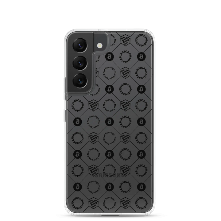 HODL Samsung Silikon Clear Case "First Edition Black" - HODL Samsung Silikon Clear Case "First Edition Black" - Samsung Galaxy S22 | Exklusive Smartphone Hülle Streetwear von HODL®