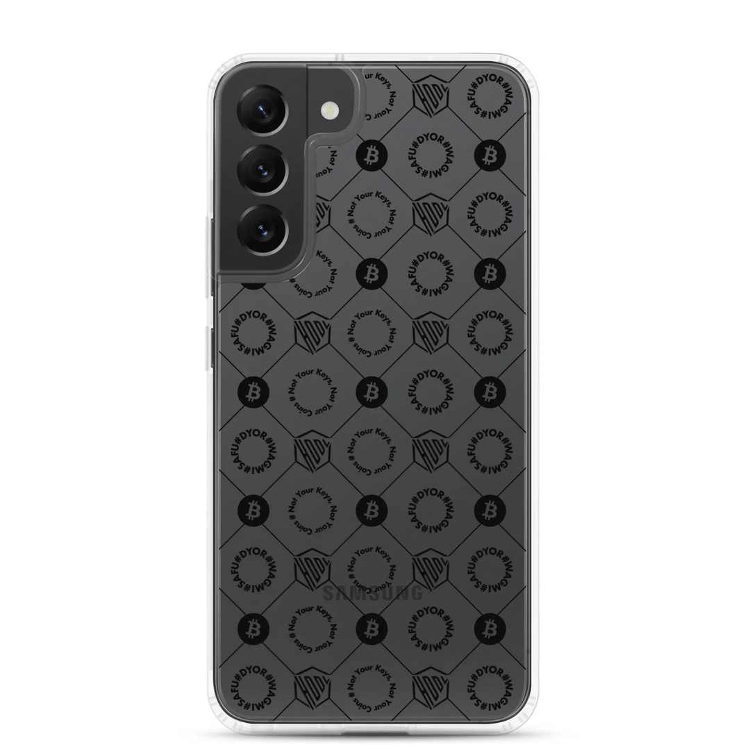 HODL Samsung Silikon Clear Case "First Edition Black" - HODL Samsung Silikon Clear Case "First Edition Black" - Samsung Galaxy S22 Plus | Exklusive Smartphone Hülle Streetwear von HODL®