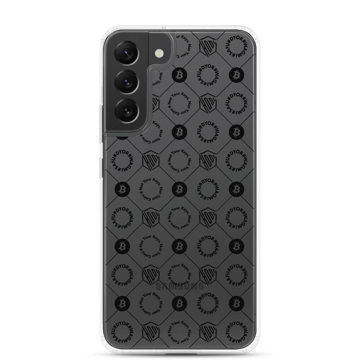 HODL Samsung Silikon Clear Case "First Edition Black" - HODL Samsung Silikon Clear Case "First Edition Black" - Samsung Galaxy S22 Plus | Exklusive Smartphone Hülle Streetwear von HODL®