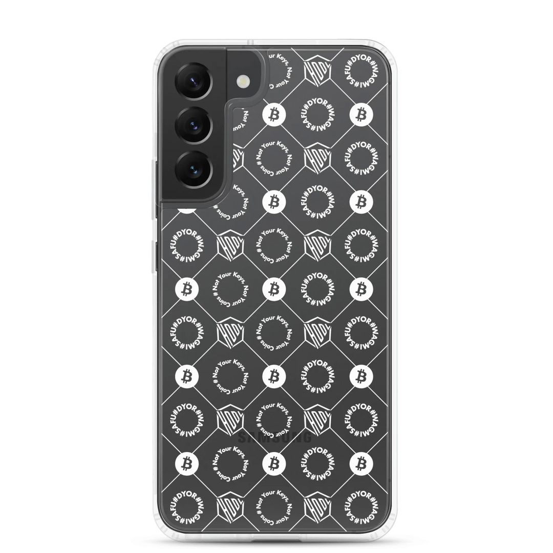 HODL Samsung Silikon Clear Case "First Edition White" - HODL Samsung Silikon Clear Case "First Edition White" - Samsung Galaxy S22 Plus | Exklusive Smartphone Hülle Streetwear von HODL®