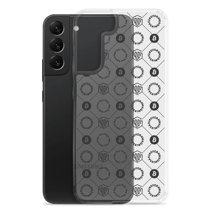 HODL Samsung Silikon Clear Case "First Edition Black" - HODL Samsung Silikon Clear Case "First Edition Black" - Samsung Galaxy S20 | Exklusive Smartphone Hülle Streetwear von HODL®