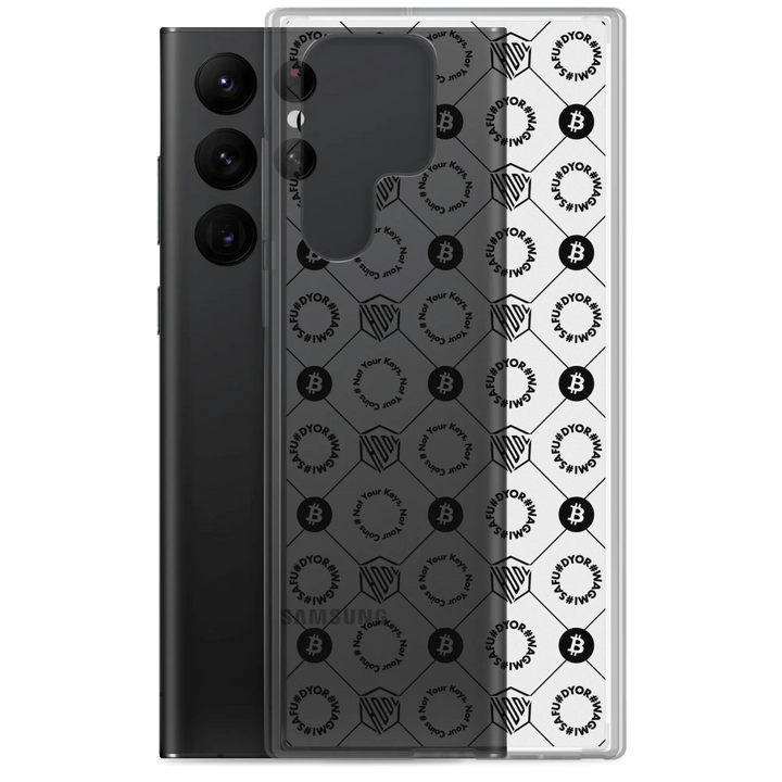 HODL Samsung Silikon Clear Case "First Edition Black" - HODL Samsung Silikon Clear Case "First Edition Black" - Samsung Galaxy S20 | Exklusive Smartphone Hülle Streetwear von HODL®