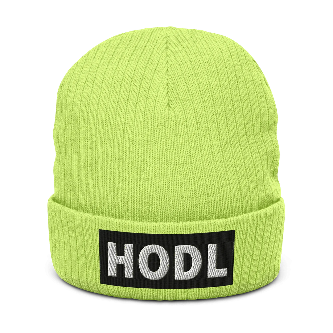 HODL Beanie – Black Box - HODL Beanie – Black Box - Acid Green | Exklusive Hat Streetwear von HODL®