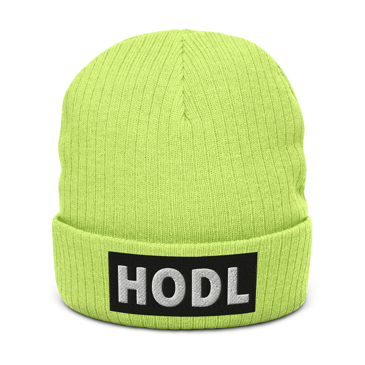 HODL Beanie – Black Box - HODL Beanie – Black Box - Acid Green | Exklusive Hat Streetwear von HODL®