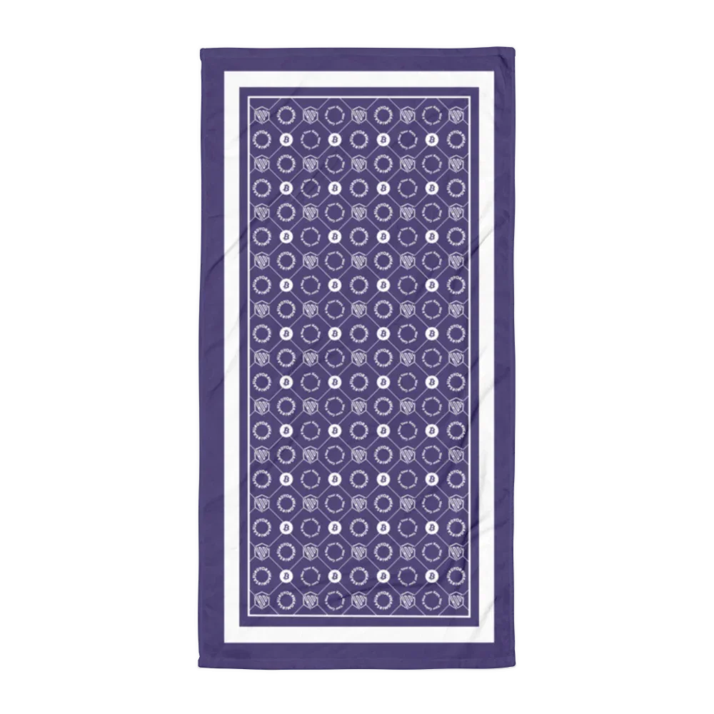 Handtuch - HODL DESIGN - Handtuch - HODL DESIGN - HODL DESIGN – Purple Signal | Exklusive Handtuch Streetwear von HODL®