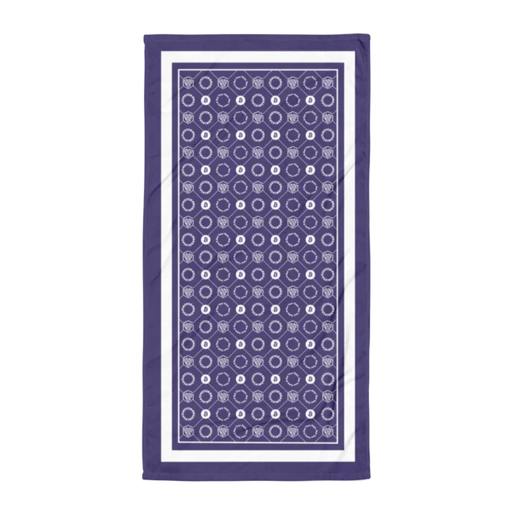 Handtuch - HODL DESIGN - Handtuch - HODL DESIGN - HODL DESIGN – Purple Signal | Exklusive Handtuch Streetwear von HODL®