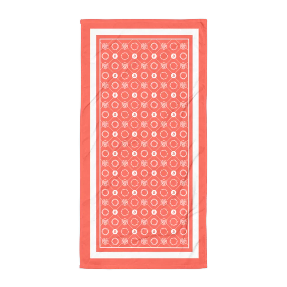 Handtuch - HODL DESIGN - Handtuch - HODL DESIGN - HODL DESIGN – Node Flame | Exklusive Handtuch Streetwear von HODL®