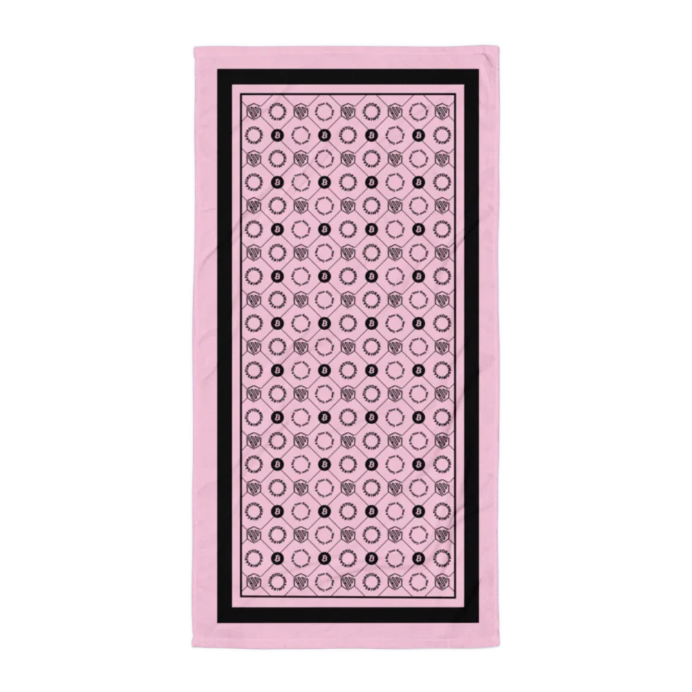 Handtuch - HODL DESIGN - Handtuch - HODL DESIGN - HODL DESIGN – Pink Hash | Exklusive Handtuch Streetwear von HODL®