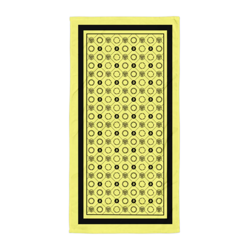 Handtuch - HODL DESIGN - Handtuch - HODL DESIGN - HODL DESIGN – Warning Hash | Exklusive Handtuch Streetwear von HODL®