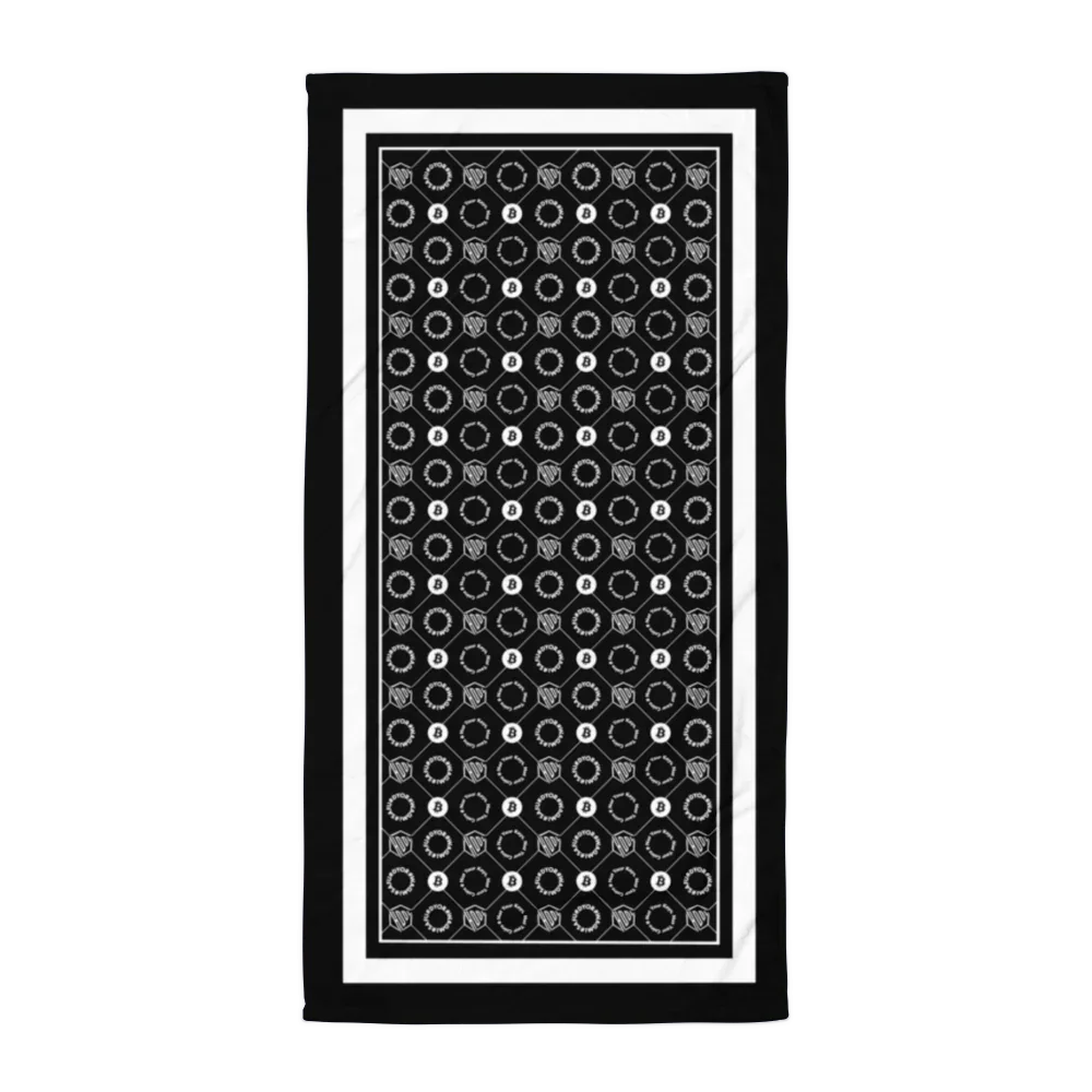 Handtuch - HODL DESIGN - Handtuch - HODL DESIGN - HODL DESIGN – Hash Grid | Exklusive Handtuch Streetwear von HODL®