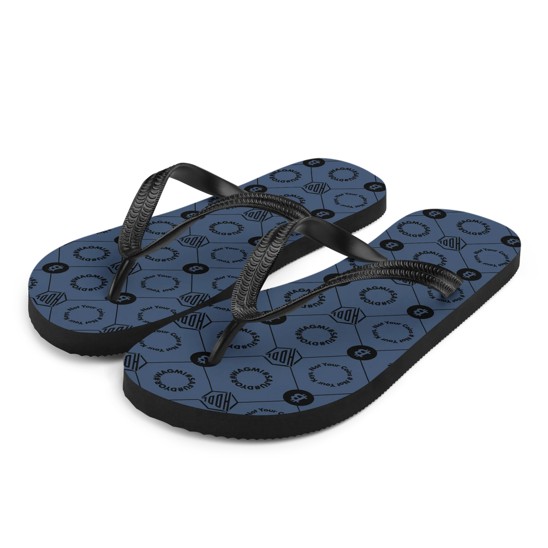 Flip-Flops - HODL DESIGN - Flip-Flops - HODL DESIGN - S / HODL DESIGN – Node Grid | Exklusive Flip Flops Streetwear von HODL®