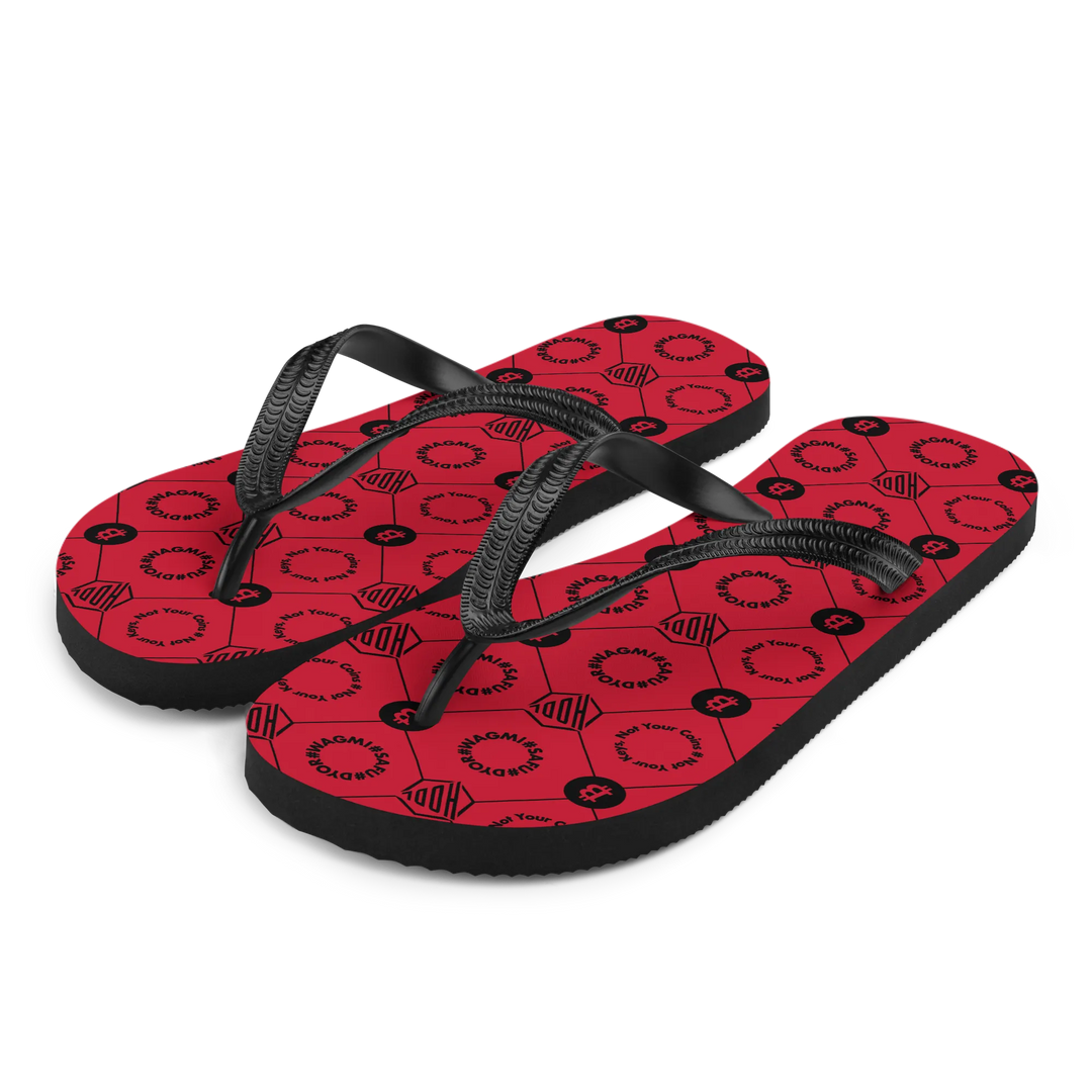 Flip-Flops - HODL DESIGN - Flip-Flops - HODL DESIGN - M / HODL DESIGN – Fire Mesh | Exklusive Flip Flops Streetwear von HODL®