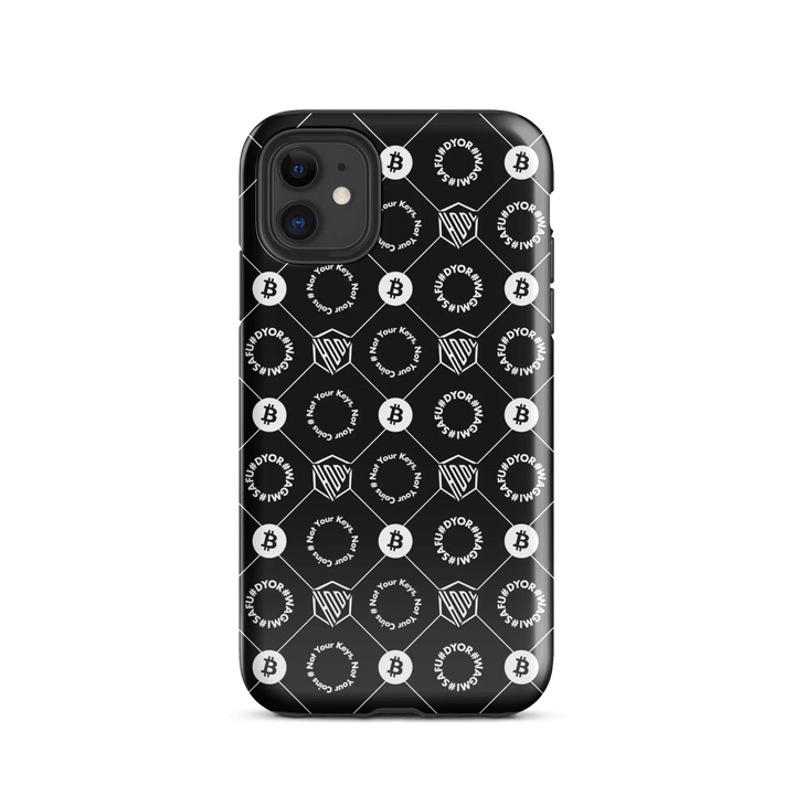 HODL iPhone Hard Case "First Edition Black" - HODL iPhone Hard Case "First Edition Black" - Schwarz Glossy / iPhone 11 | Exklusive Smartphone Hülle Streetwear von HODL®