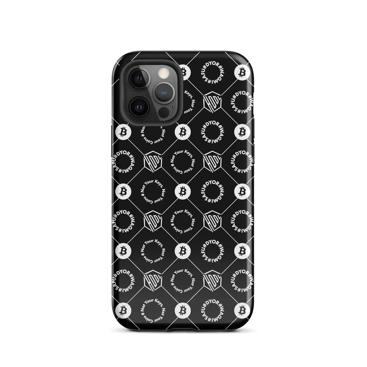 HODL iPhone Hard Case "First Edition Black" - HODL iPhone Hard Case "First Edition Black" - Schwarz Glossy / iPhone 12 Pro | Exklusive Smartphone Hülle Streetwear von HODL®