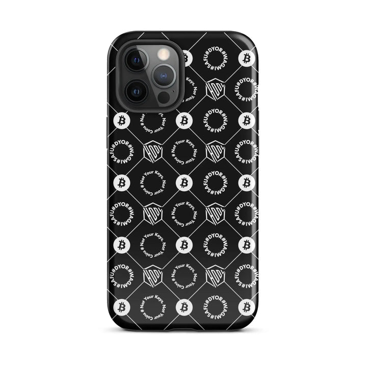 HODL iPhone Hard Case "First Edition Black" - HODL iPhone Hard Case "First Edition Black" - Schwarz Glossy / iPhone 12 Pro Max | Exklusive Smartphone Hülle Streetwear von HODL®