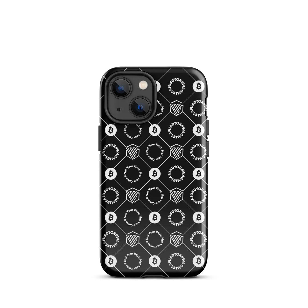 HODL iPhone Hard Case "First Edition Black" - HODL iPhone Hard Case "First Edition Black" - Schwarz Glossy / iPhone 13 mini | Exklusive Smartphone Hülle Streetwear von HODL®