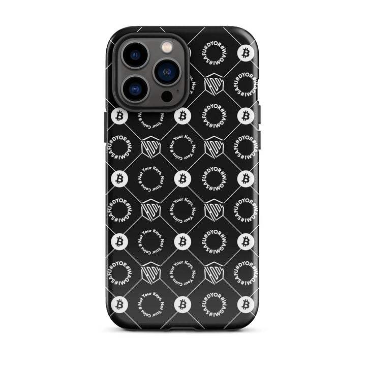 HODL iPhone Hard Case "First Edition Black" - HODL iPhone Hard Case "First Edition Black" - Schwarz Glossy / iPhone 13 Pro Max | Exklusive Smartphone Hülle Streetwear von HODL®