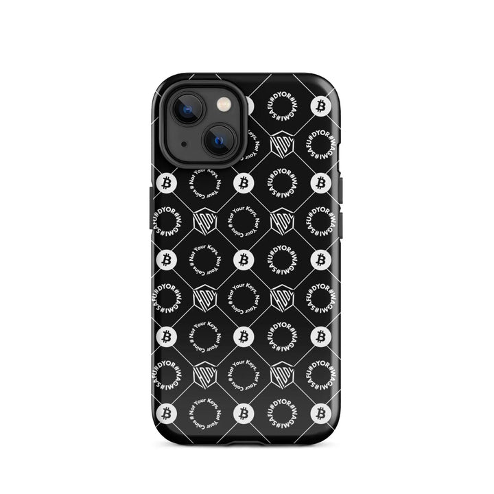 HODL iPhone Hard Case "First Edition Black" - HODL iPhone Hard Case "First Edition Black" - Schwarz Glossy / iPhone 14 | Exklusive Smartphone Hülle Streetwear von HODL®