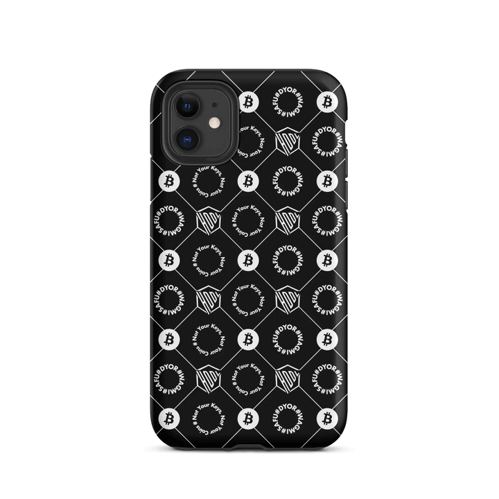 HODL iPhone Hard Case "First Edition Black" - HODL iPhone Hard Case "First Edition Black" - Schwarz Matt / iPhone 11 | Exklusive Smartphone Hülle Streetwear von HODL®