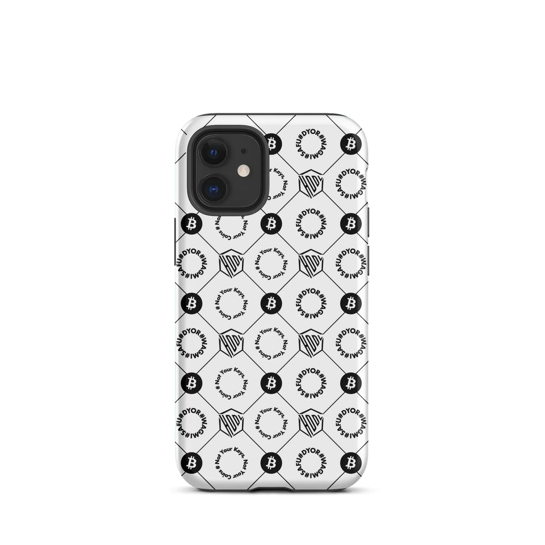 HODL iPhone Hard Case "First Edition White" - HODL iPhone Hard Case "First Edition White" - Weiß Matt / iPhone 12 mini | Exklusive Smartphone Hülle Streetwear von HODL®