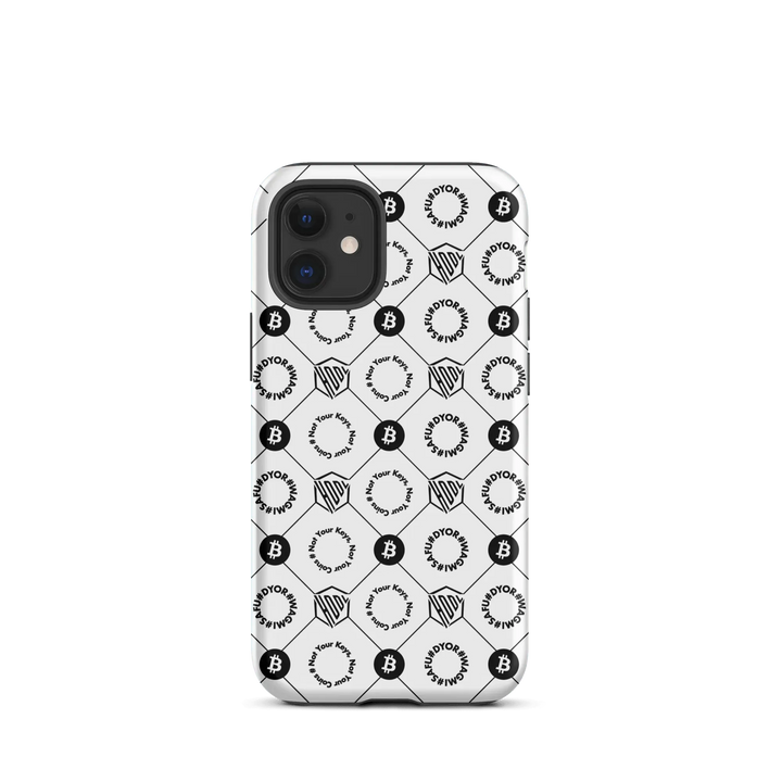 HODL iPhone Hard Case "First Edition White" - HODL iPhone Hard Case "First Edition White" - Weiß Matt / iPhone 12 mini | Exklusive Smartphone Hülle Streetwear von HODL®