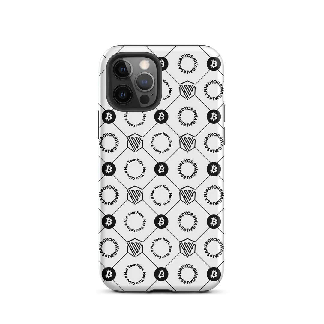 HODL iPhone Hard Case "First Edition White" - HODL iPhone Hard Case "First Edition White" - Weiß Matt / iPhone 12 Pro | Exklusive Smartphone Hülle Streetwear von HODL®