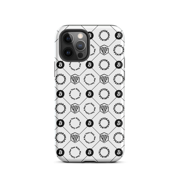 HODL iPhone Hard Case "First Edition White" - HODL iPhone Hard Case "First Edition White" - Weiß Matt / iPhone 12 Pro | Exklusive Smartphone Hülle Streetwear von HODL®