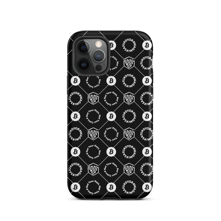 HODL iPhone Hard Case "First Edition Black" - HODL iPhone Hard Case "First Edition Black" - Schwarz Matt / iPhone 12 Pro | Exklusive Smartphone Hülle Streetwear von HODL®