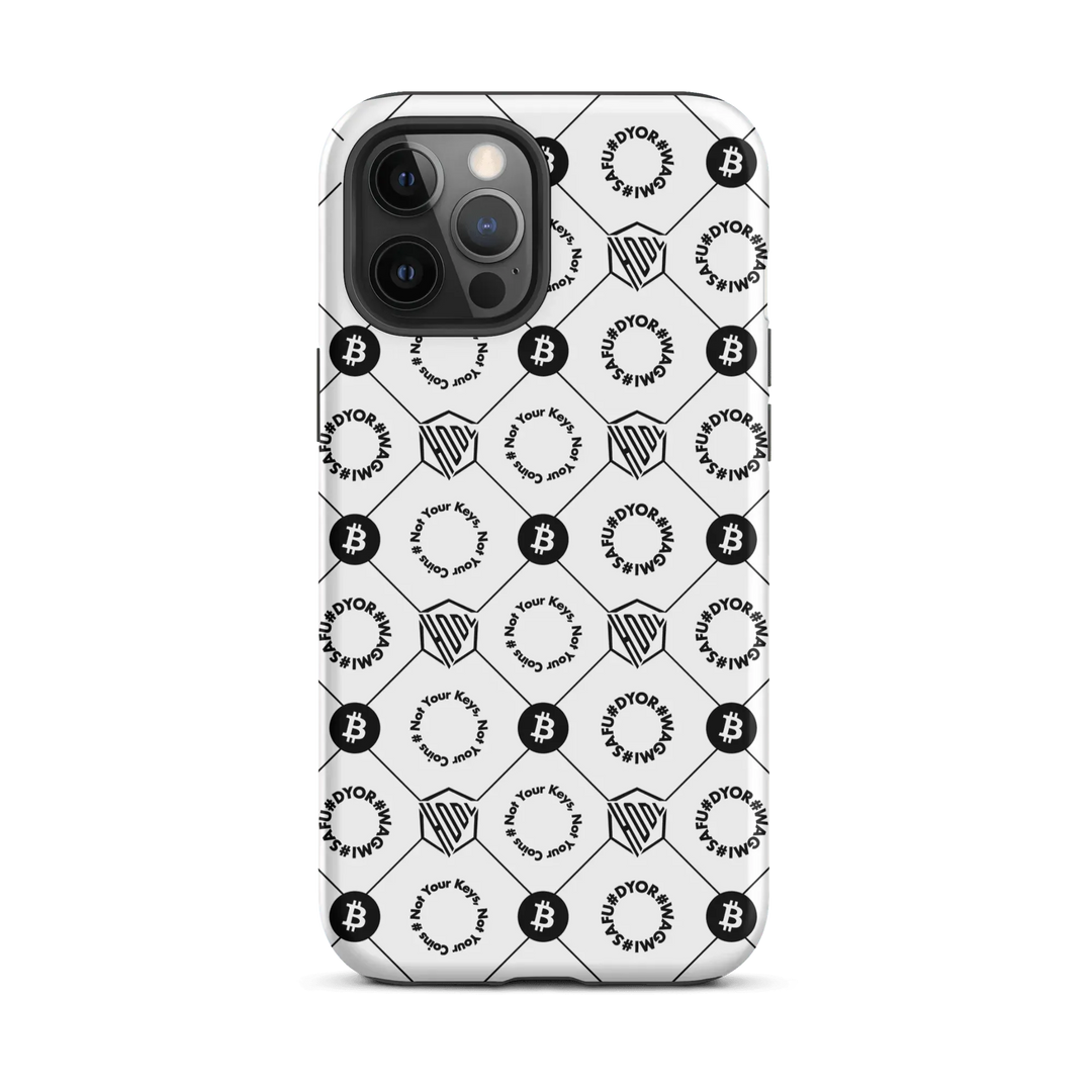 HODL iPhone Hard Case "First Edition White" - HODL iPhone Hard Case "First Edition White" - Weiß Matt / iPhone 12 Pro Max | Exklusive Smartphone Hülle Streetwear von HODL®
