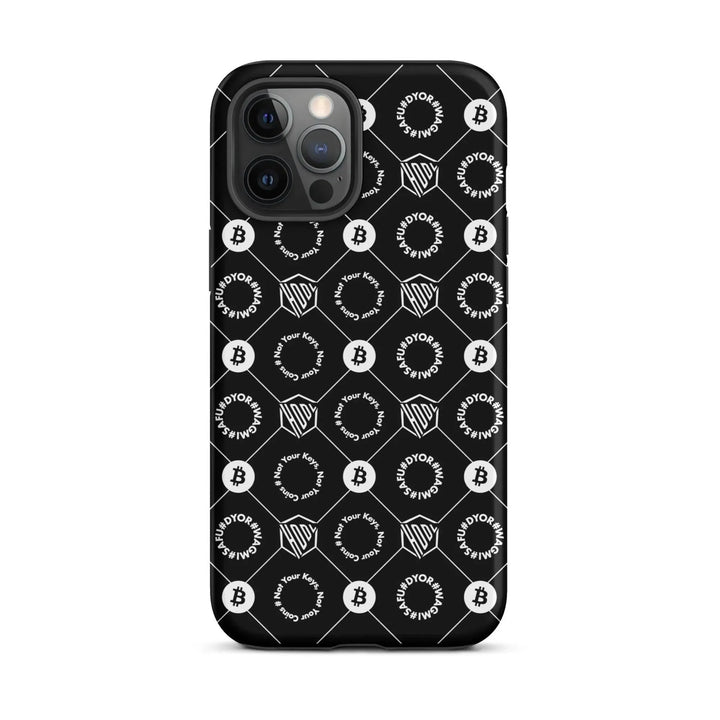 HODL iPhone Hard Case "First Edition Black" - HODL iPhone Hard Case "First Edition Black" - Schwarz Matt / iPhone 12 Pro Max | Exklusive Smartphone Hülle Streetwear von HODL®