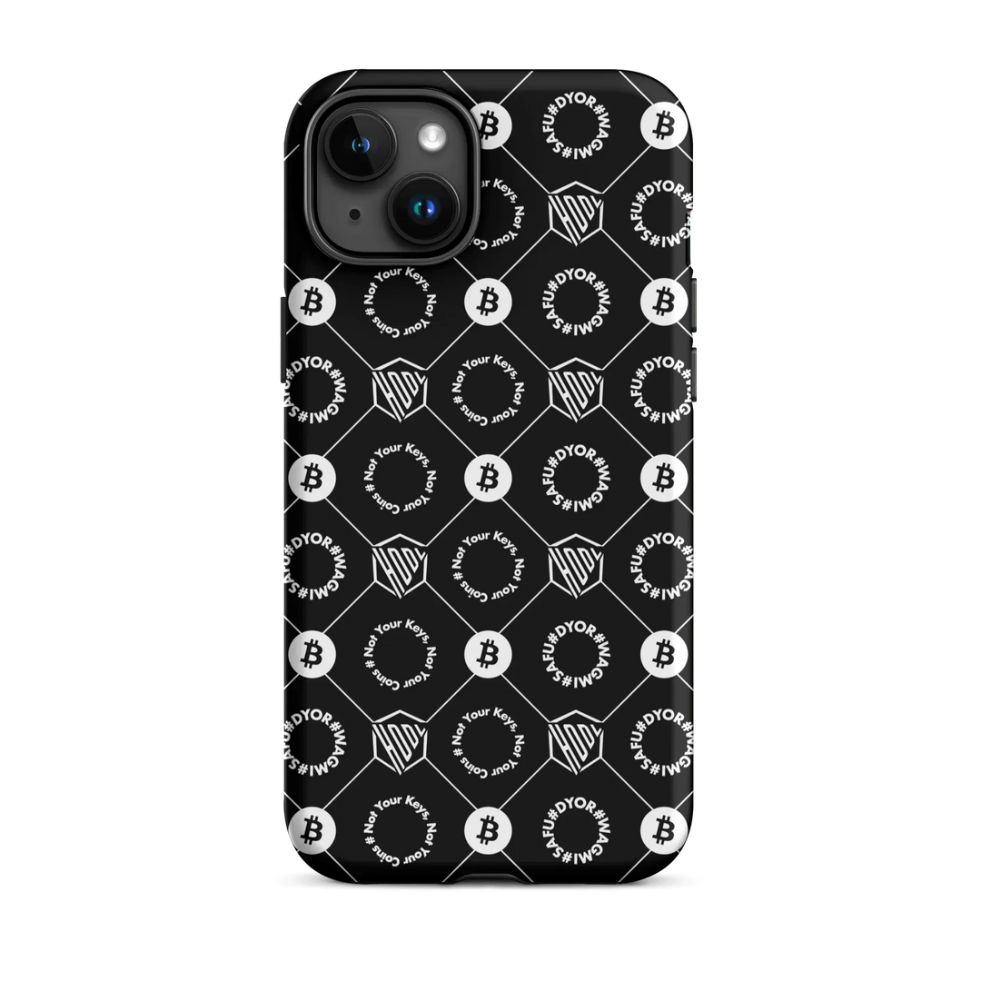 HODL iPhone Hard Case "First Edition Black" - HODL iPhone Hard Case "First Edition Black" - Schwarz Matt / iPhone 15 Plus | Exklusive Smartphone Hülle Streetwear von HODL®