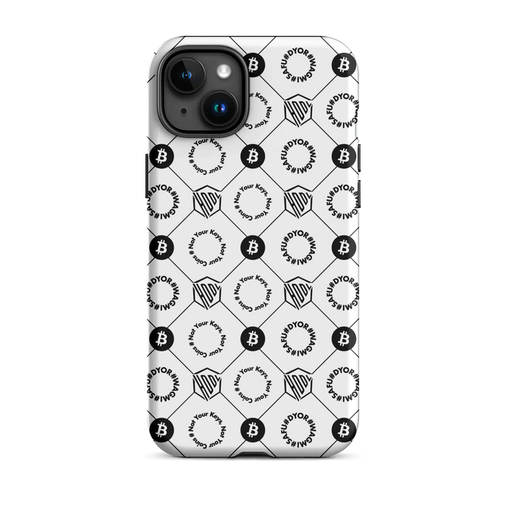 HODL iPhone Hard Case "First Edition White" - HODL iPhone Hard Case "First Edition White" - Weiß Matt / iPhone 15 Plus | Exklusive Smartphone Hülle Streetwear von HODL®
