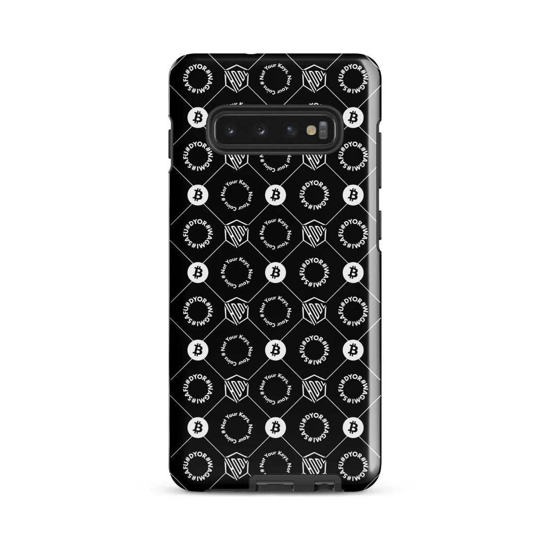 HODL Samsung Hard Case "First Edition Black" - HODL Samsung Hard Case "First Edition Black" - Schwarz Glossy / Samsung Galaxy S10 Plus | Exklusive Smartphone Hülle Streetwear von HODL®