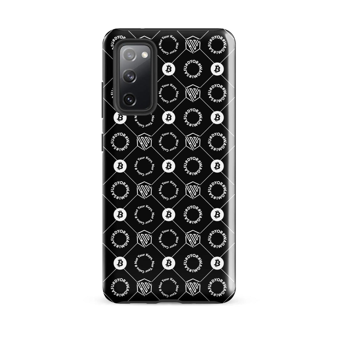 HODL Samsung Hard Case "First Edition Black" - HODL Samsung Hard Case "First Edition Black" - Schwarz Glossy / Samsung Galaxy S20 FE | Exklusive Smartphone Hülle Streetwear von HODL®