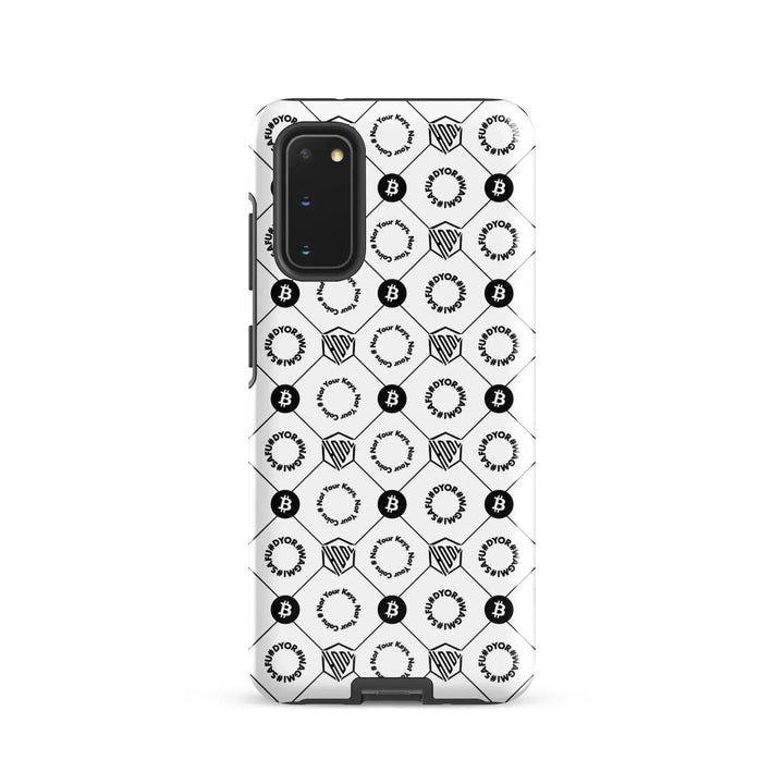 HODL Samsung Hard Case "First Edition White" - HODL Samsung Hard Case "First Edition White" - Weiß Glossy / Samsung Galaxy S20 | Exklusive Smartphone Hülle Streetwear von HODL®