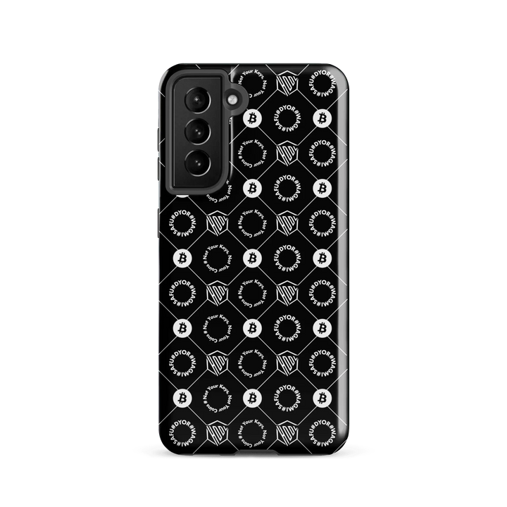 HODL Samsung Hard Case "First Edition Black" - HODL Samsung Hard Case "First Edition Black" - Schwarz Glossy / Samsung Galaxy S21 | Exklusive Smartphone Hülle Streetwear von HODL®