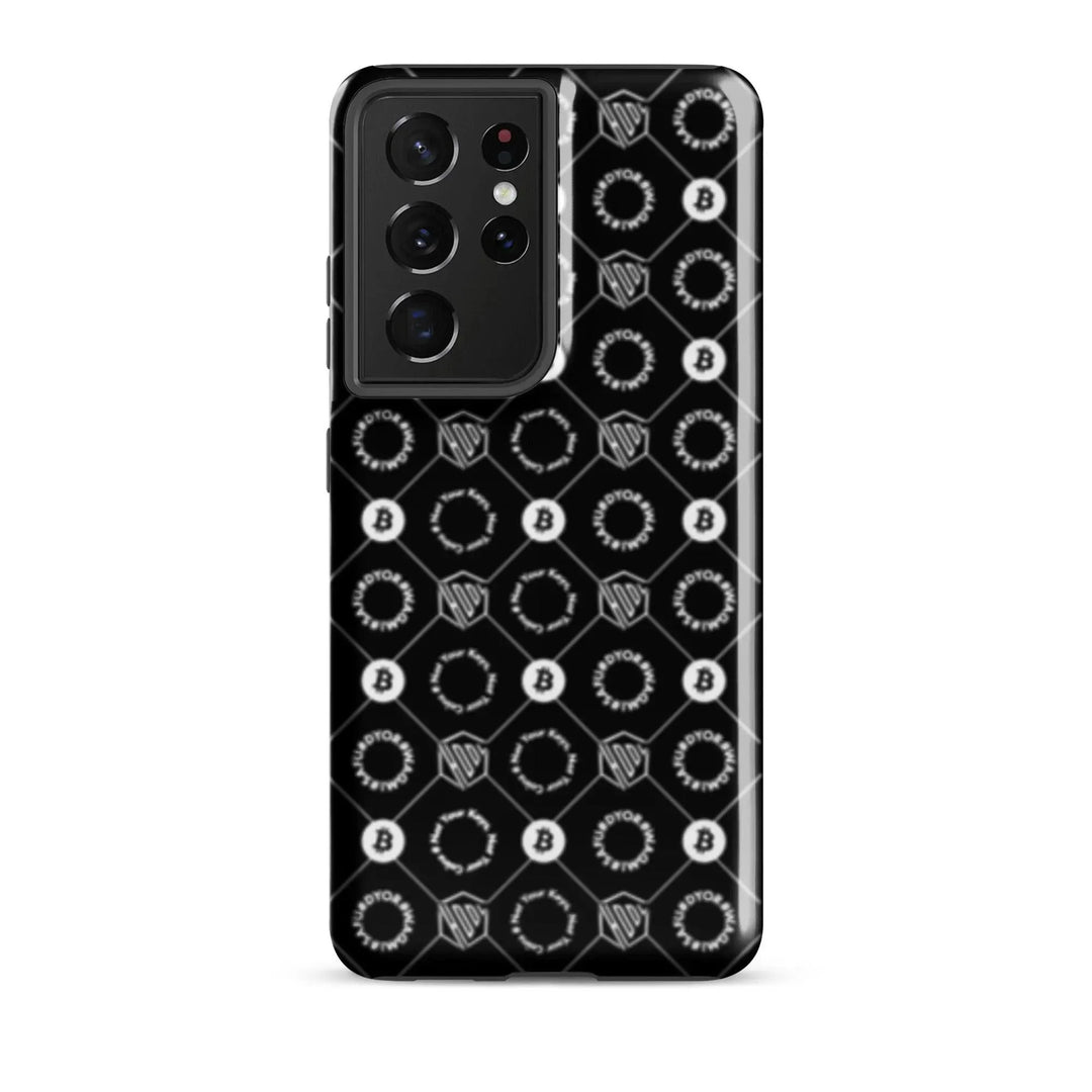 HODL Samsung Hard Case "First Edition Black" - HODL Samsung Hard Case "First Edition Black" - Schwarz Glossy / Samsung Galaxy S21 Ultra | Exklusive Smartphone Hülle Streetwear von HODL®