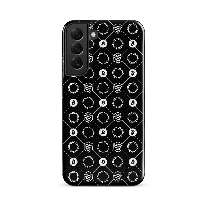 HODL Samsung Hard Case "First Edition Black" - HODL Samsung Hard Case "First Edition Black" - Schwarz Glossy / Samsung Galaxy S22 Plus | Exklusive Smartphone Hülle Streetwear von HODL®