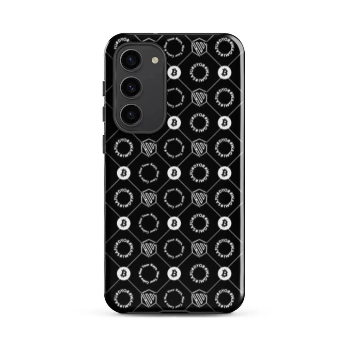 HODL Samsung Hard Case "First Edition Black" - HODL Samsung Hard Case "First Edition Black" - Schwarz Glossy / Samsung Galaxy S23 Plus | Exklusive Smartphone Hülle Streetwear von HODL®