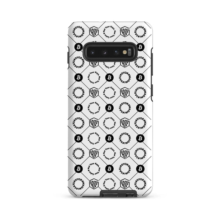 HODL Samsung Hard Case "First Edition White" - HODL Samsung Hard Case "First Edition White" - Weiß Matt / Samsung Galaxy S10 Plus | Exklusive Smartphone Hülle Streetwear von HODL®