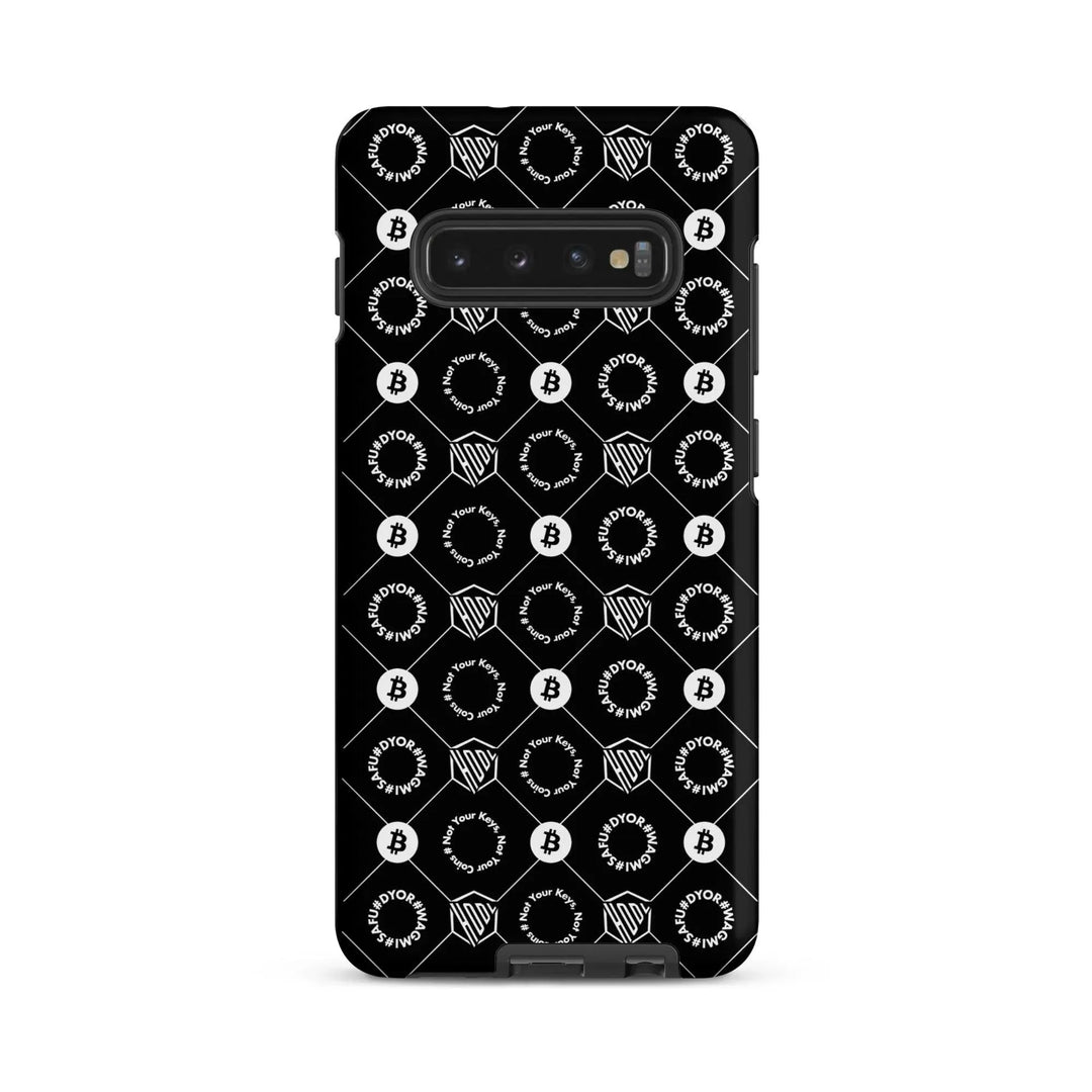 HODL Samsung Hard Case "First Edition Black" - HODL Samsung Hard Case "First Edition Black" - Schwarz Matt / Samsung Galaxy S10 Plus | Exklusive Smartphone Hülle Streetwear von HODL®