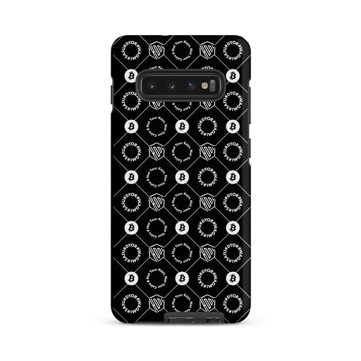 HODL Samsung Hard Case "First Edition Black" - HODL Samsung Hard Case "First Edition Black" - Schwarz Matt / Samsung Galaxy S10 Plus | Exklusive Smartphone Hülle Streetwear von HODL®