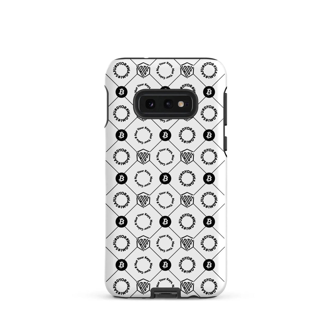 HODL Samsung Hard Case "First Edition White" - HODL Samsung Hard Case "First Edition White" - Weiß Matt / Samsung Galaxy S10e | Exklusive Smartphone Hülle Streetwear von HODL®