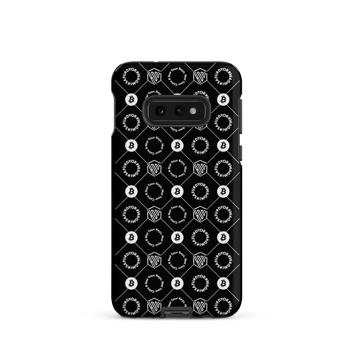 HODL Samsung Hard Case "First Edition Black" - HODL Samsung Hard Case "First Edition Black" - Schwarz Matt / Samsung Galaxy S10e | Exklusive Smartphone Hülle Streetwear von HODL®