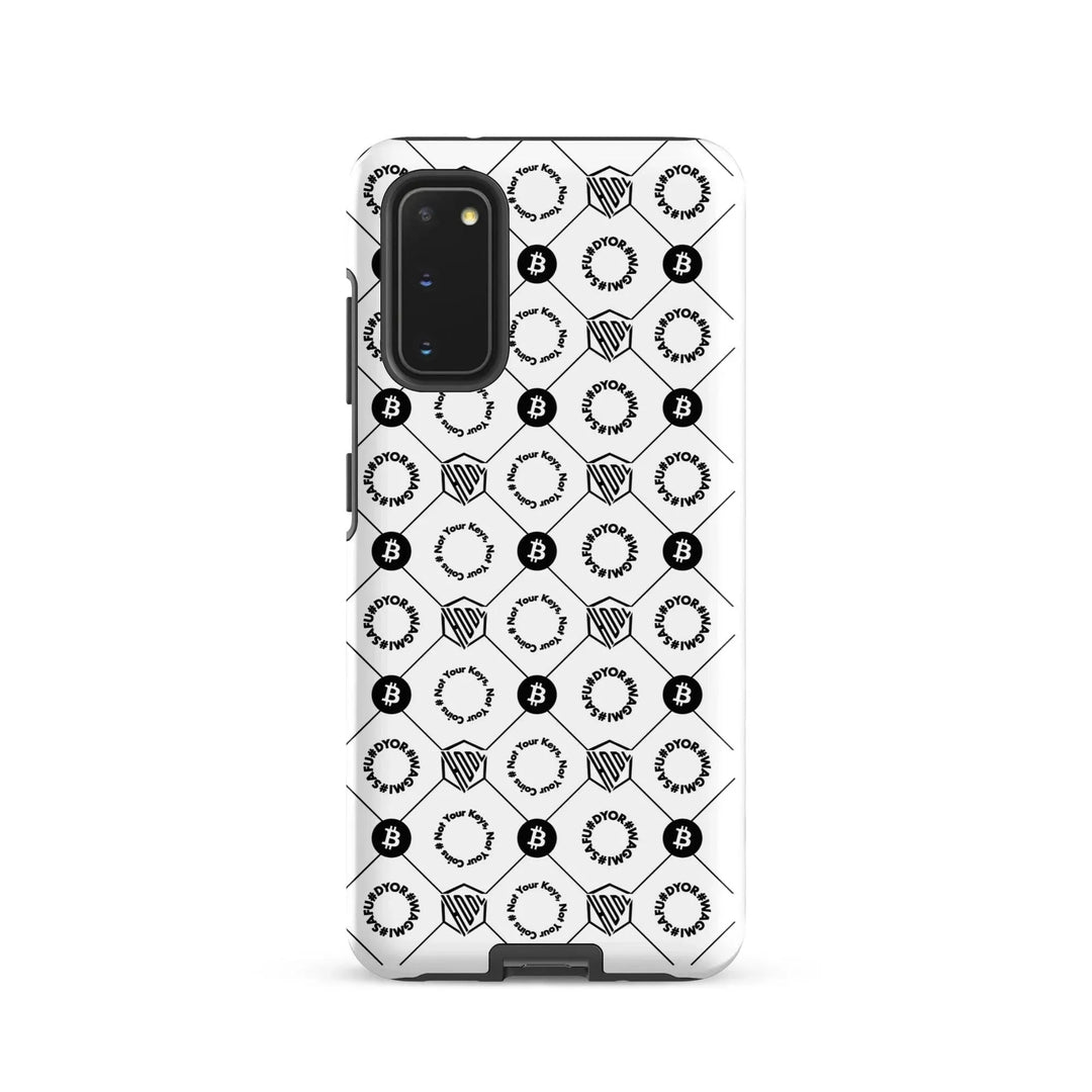 HODL Samsung Hard Case "First Edition White" - HODL Samsung Hard Case "First Edition White" - Weiß Matt / Samsung Galaxy S20 | Exklusive Smartphone Hülle Streetwear von HODL®